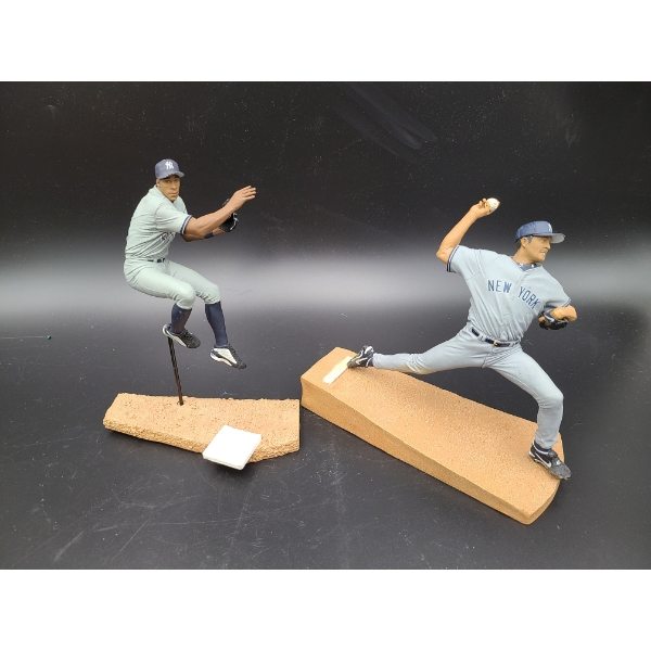 New York Baseball Player Figurines - Alfonso Soriano - Mariano Rivera - ~6.5-7 inches 