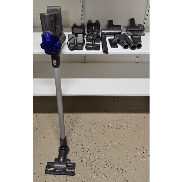 Dyson DC35 Multi Floor Stick Vac Plus DC44, 2 Chargers and Accessories as Pictured
