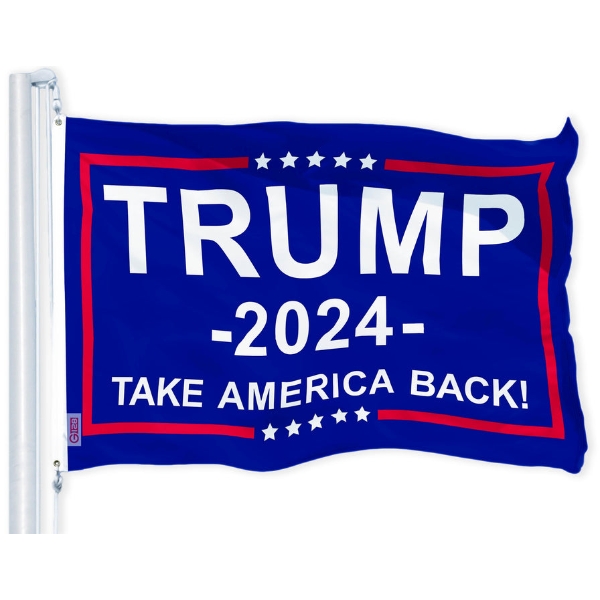 3 X 5 Feet Donald Trump Campaign Flag - New In Package - Take America Back!
