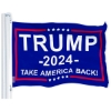 Image 1 : 3 X 5 Feet Donald Trump Campaign Flag - New In Package - Take America Back!