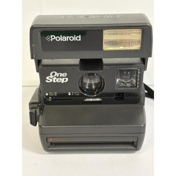 Vintage Polaroid Onestep 600 Instant Film Camera - Built in electronic flash unit - sliding close-up
