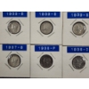 Image 2 : Ten Assorted Silver Mercury Dimes in Great Condition in Sleeves - $1.00 Face Value