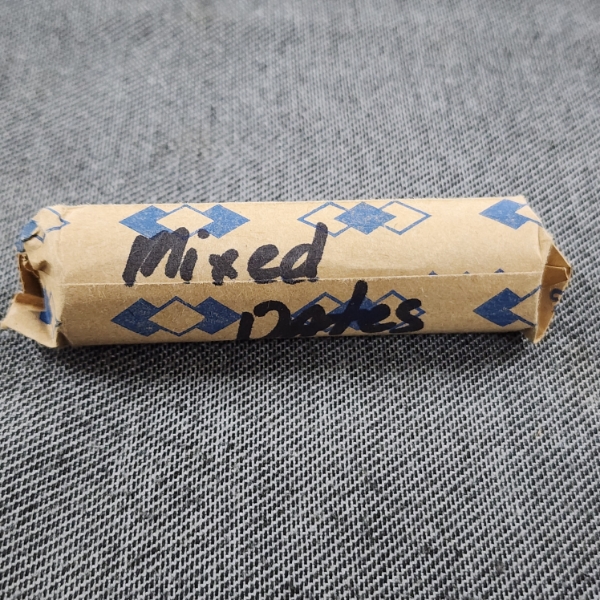 Unsearched Roll of Assorted Jefferson & Buffalo Nickels ~ MIXED DATES ~ Face Value: $2.00
