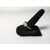 Image 2 : Gorgeous 10K White Gold Ring with Diamonds - Size 8 - TW: 3.0g