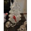 Image 6 : Lighted Glass Tree, 2 New Hats, Ornaments, Tin Deer & More