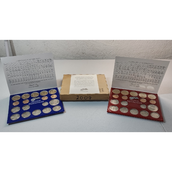 2009 P&D United States Mint Uncirculated 36-Coin Set in Original Packaging & CoA