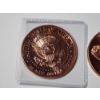Image 6 : x3 - 1 AVDP Ounce Copper Rounds: Trump Wall, Indian Head/Buffalo, & 2nd Amendment - 3 oz Fine Copper