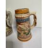 Image 5 : 2 Beer Steins -Lion Brewing Co. Detroit Michigan Stroh's Brewery Heritage Series III 