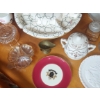Image 3 : Complete Contents As Shown On Kitchen Table Including porcelain Lazy Suzan, Vintage Items & More