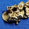 Image 3 : HEAVY 14K Gold Nugget Style Bracelet Measuring 8 Inches Weighing 61.9 Grams Total!