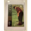 Image 1 : 2001 Upper Deck Tiger Woods Rookie Golf Card In Protective Holder - High Grade - Mint Condition