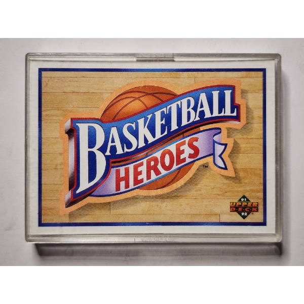 Upper Deck 1992 Basketball Heroes Complete 10 Count Trading Card Set 