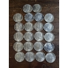 Image 1 : Lot of 22 Total 1964 Kennedy 90% Silver Half Dollars - $11 FV