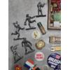 Image 4 : Vintage Collectables Including Lead Mary Statue, Metal Cowboys & Indians Toys, Trinkets, Pins, & Mor
