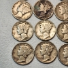 Image 6 : $1.60 Face Value of Assorted Years 90% Silver Mercury Dimes & $.20 in Non-Silver - Total FV: $1.80