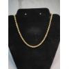 Image 1 : 14K Yellow Gold Twist Chain 21" Necklace TW: 5.7g