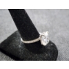 Image 3 : BEAUTIFUL Sterling Silver Engagement Ring Weighing 3.8 Grams ~ SIZE 8 - BIG Sparkle Stone
