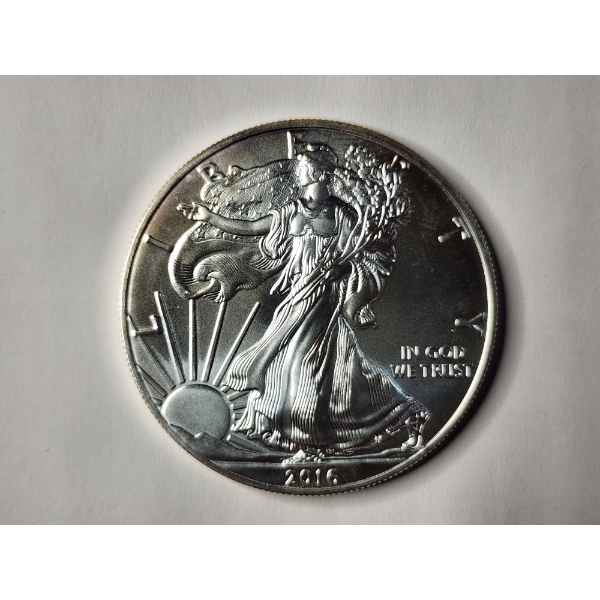 2016 American Eagle 1 Oz Fine Silver Round