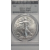 Image 2 : PCGS Premier 2017 MS69 1 Troy Ounce .999 Fine Silver American Eagle