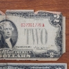 Image 9 : Two United States 1928 Red Seal $2 Notes ~ Great For Collectors! ~ $4 Face Value