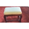 Image 1 : Mahogany Japanese Themed Uphiolstered Ottoman Measures 14" x 20"  Perfec Condition