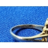 Image 3 : 10K Gold Ring with Diamond and Emerald Colored Stones - Size 5.5 - TW: 4.0g
