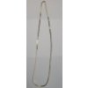 Image 2 : 14K Yellow Gold 25" Herringbone Necklace - Weight: 2.9g