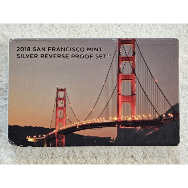 2018 San Francisco Mint Silver Reverse Proof Set