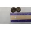 Image 3 : Vintage Oak Leaf Jean Tack Button & Vintage Button With Unknown Origin In Display Case