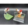 Image 3 : Johnny Bench & Jim Edmonds Figurines - Cincinnati Reds #5 & Cardinals #15 - 7 & 8 inches 