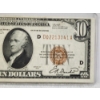 Image 3 : BEAUTIFUL 1929 Federal Reserve Bank of Cleveland Ohio $10 National Currency Brown Seal Note 