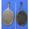 Image 2 : Two Vintage Cast Iron Pans 9'' & 10''