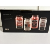 Image 4 : Oil Can Harley Davidson Glass Set - Set of four 16 oz./480 ml can shaped glasses 