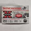 Image 1 : Winchester Super-X 20 Gauge 2-3/4" 3/4 oz Rifled Slug Hollow Point Shotgun Ammunition