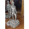 Image 1 : Old West Cowboys - Cast U S Soldier Statue - App 10" Tall In Ex Condition