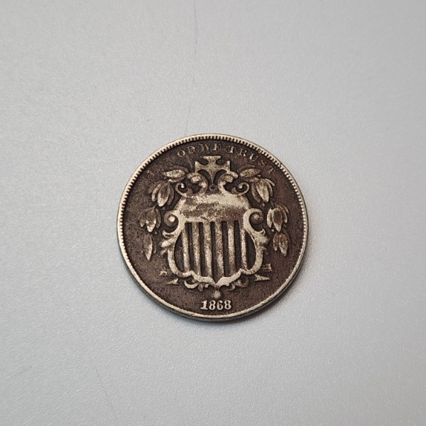 United States 1868 Shield Nickel 