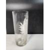 Image 2 : Vintage Mary Gregory Hand-Painted Enamel Clear Glass With Gold Rim