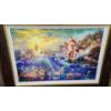 Image 2 : 2012 Thomas Kinkade "The Little Mermaid" 18"x27" Signed By Artist Giclee On Canvas W/ COA Paperwork