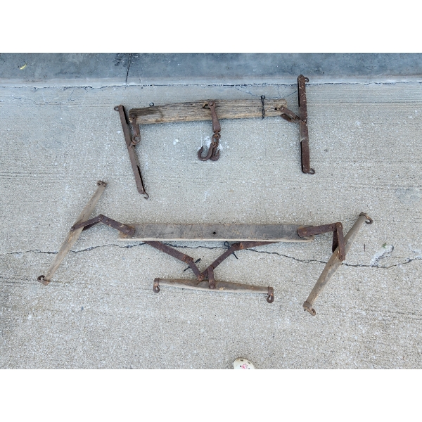 2 Large Pieces of Antique Farm Equipment 
