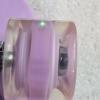 Image 4 : Purple 22" Mini Cruiser Skateboard With LED Light Up Wheels