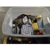 Image 5 : Storage Tote With Lid, Including Pneumatic Spray Gun, Light, & Lots Of New Hardware