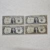 Image 1 : Four United States One-Dollar Silver Certificates FV: $4.00