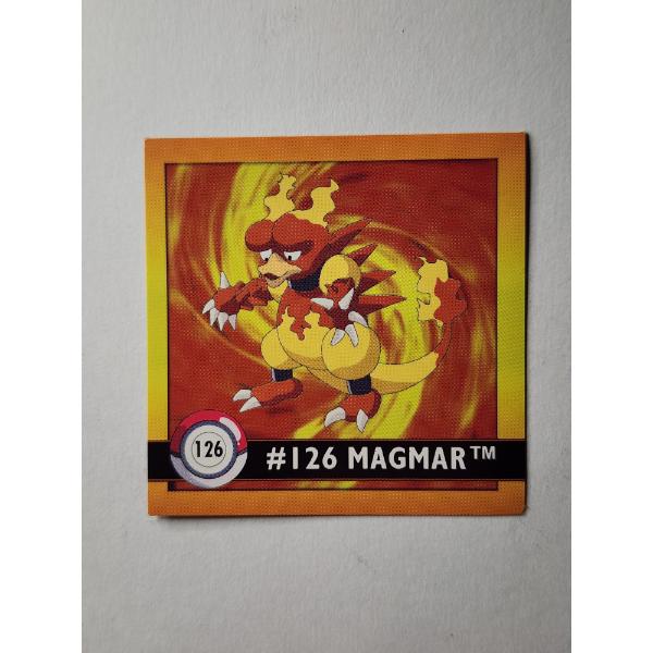 Vintage 1998 Artbox #126 Magmar Trading Card Sticker ~ NM Condition!