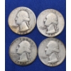 Image 5 : Lot of 20 Assorted Year 90% Silver Washington Quarters, FV $5.00