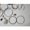 Image 4 : Lot of Assorted Sterling Silver Jewelry: Earrings, Rings, Pendants TW: 106.9g