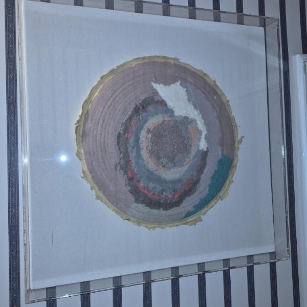 PICKUP IN NORTHFIELD - Large Artist Craftwork Mounted Under Plexiglass Case - Papercraft - 30 x 30 