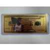 Image 1 : Michael Jordan  Chicago Bulls Pure 24k .999 Gold Foil  - In Mint Condition