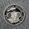 Image 1 : One Troy Ounce .9999 Fine Silver 2021 African Wildlife Elephant 