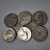 Image 1 : Eight Assorted United States 90% Silver Quarters ~ $2.00 Face Value 
