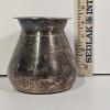 Image 2 : RARE SILVER!!! Vintage B.S. 100 High Percentage Solid Indian Silver Lota Vase 4.5" - 358.3g